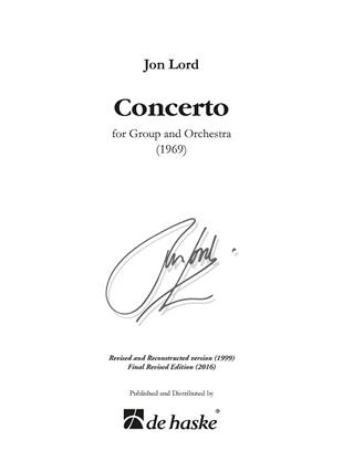 Concerto for Group and Orchestra (Score)