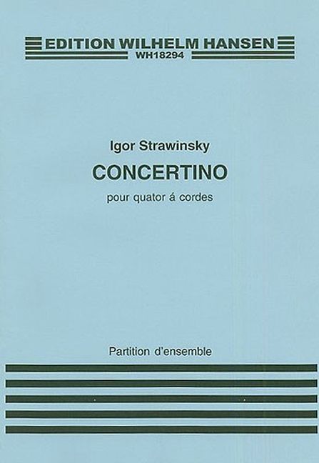 Concertino (1920) For String Quartet (Score)