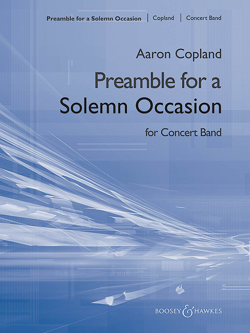 Preamble for a Solemn Occasion (Concert band score & parts)