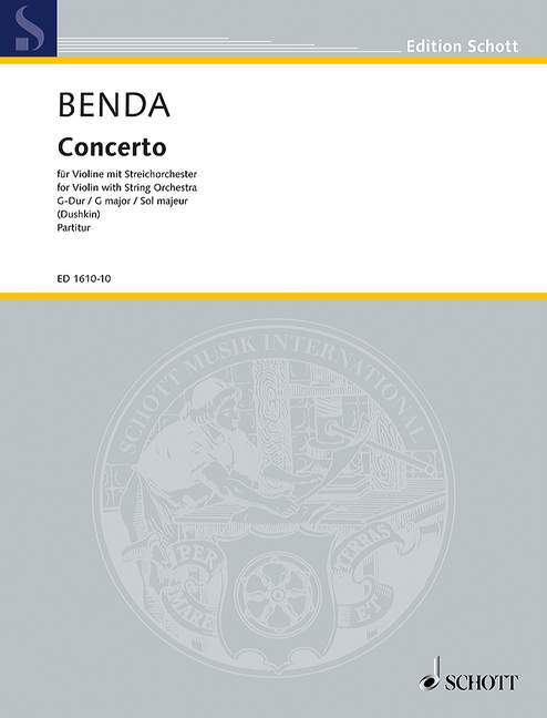 Concerto G Major (Score)