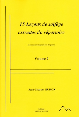 15 Leçons de Solfège Extraites du Répertoire (Version professeur)