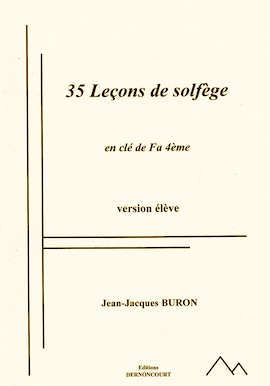 35 Leçons de Solfège en Clé de Fa (Elève)