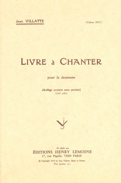 Livre à chanter