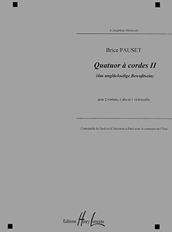 Quatuor à cordes II Das unglückselige Bewusstsein