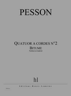 Quatuor à cordes No.2 Bitume