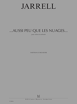 ...aussi peu que les nuages... (Full score)