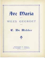 Ave Maria, Wees Gegroet