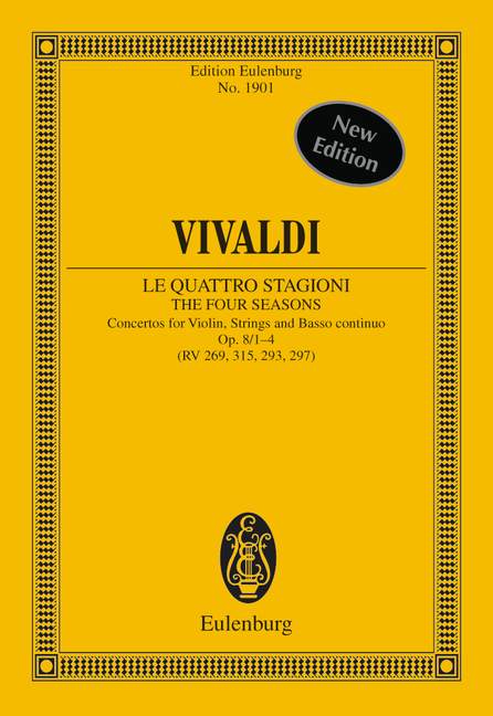 Le quattro stagioni (The four seasons), Op.8 (Study score)