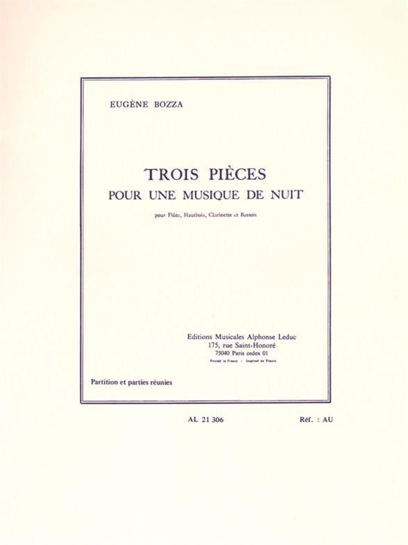 3 Pièces pour une musique de nuit