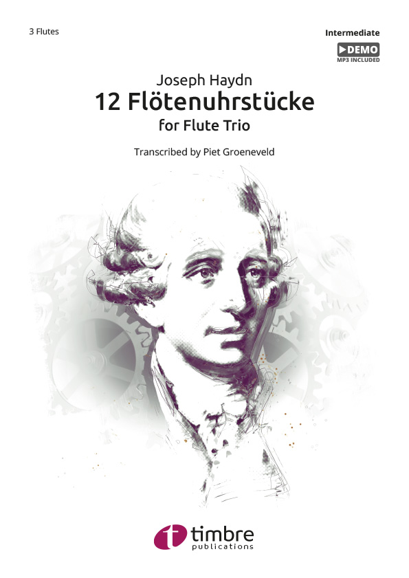 12 Flötenuhrstücke