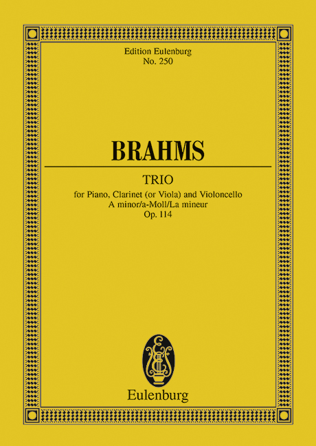 Trio A Minor, Op.114 (Study score)
