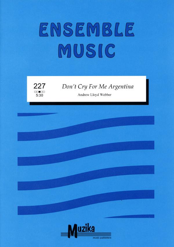 Don't cry for me Argentina