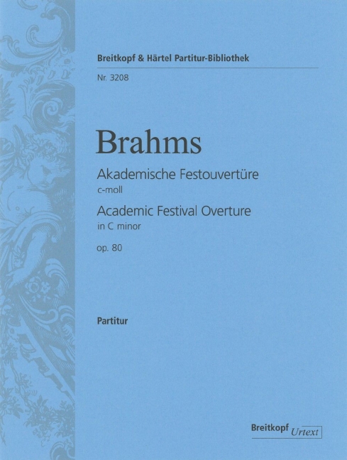 Academic Festival Overture in C minor, Op.80 (Full score)