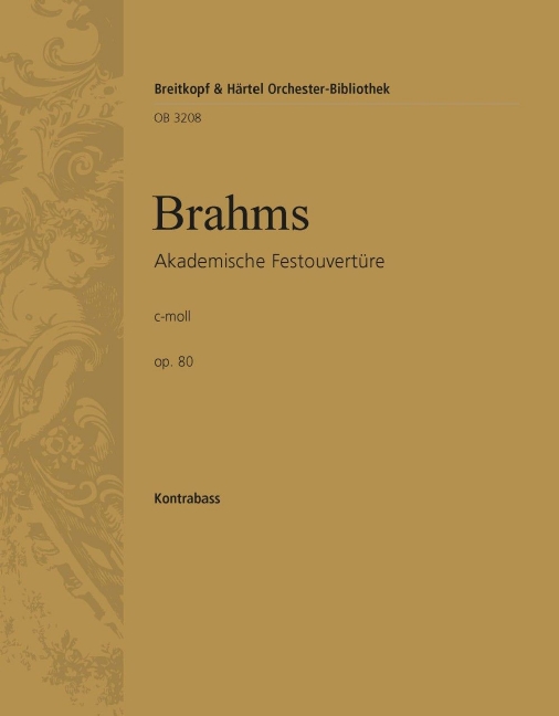Academic Festival Overture in C minor, Op.80 (Double bass)