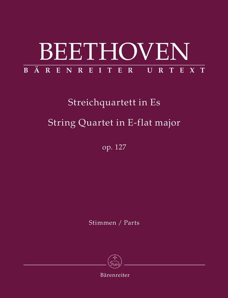 String Quartet E-flat major, Op.127 (Set of parts)