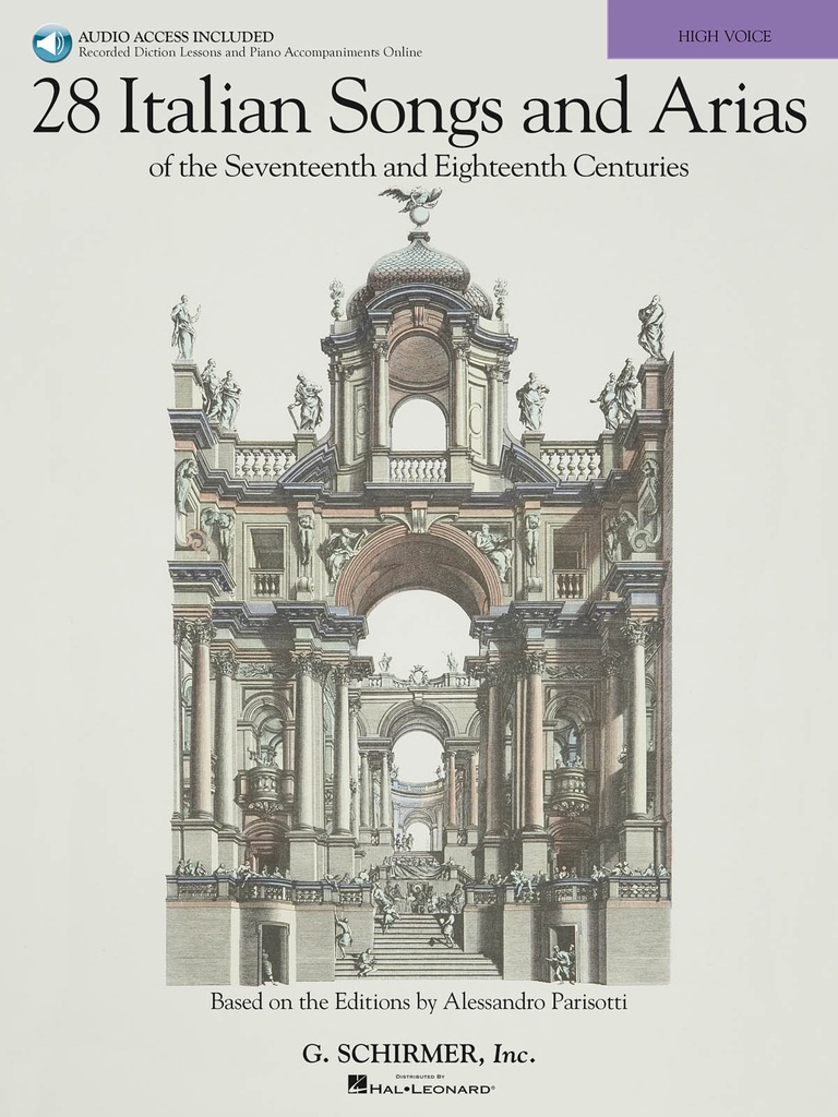 28 Italian Songs And Arias - 17th & 18th Centuries (High voice)