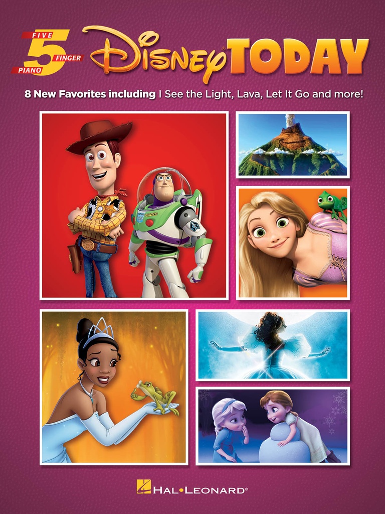 Disney Today (5 Finger piano songbook)