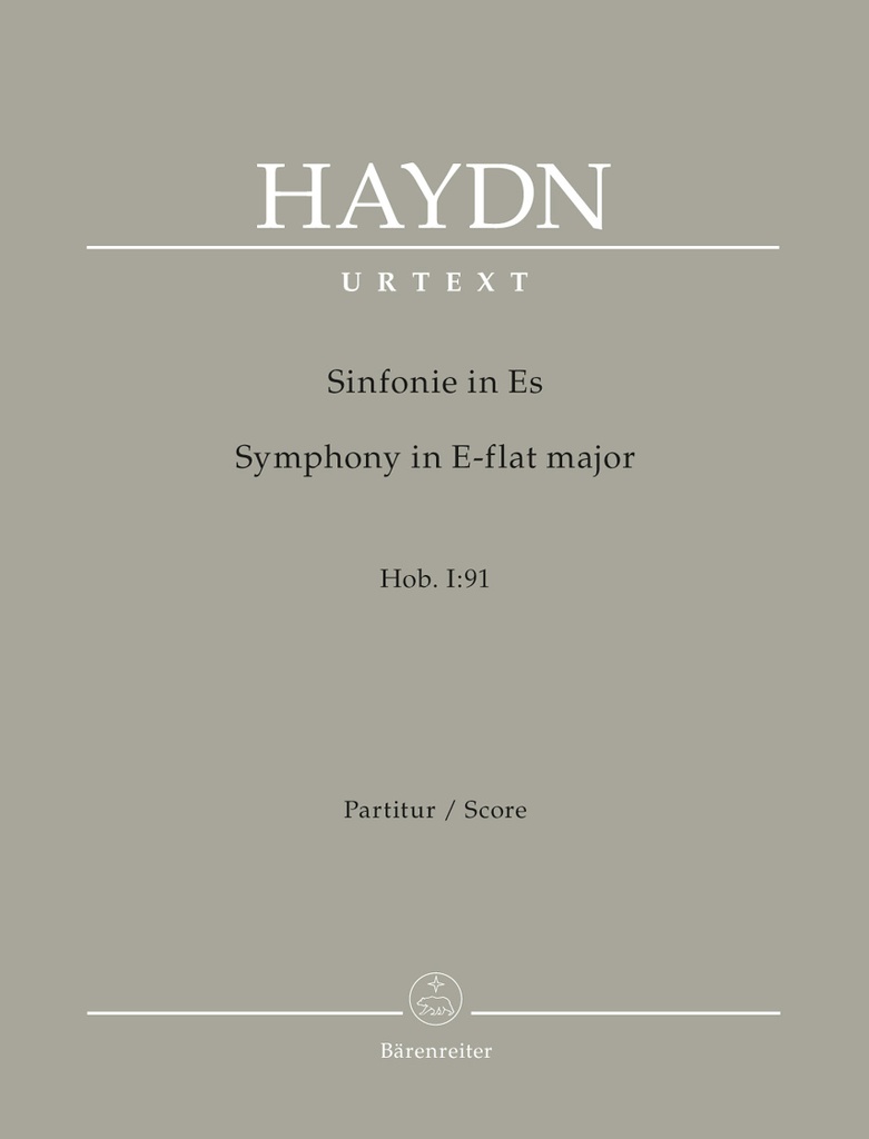 Symphony No.91 E-flat major Hob.I:91 (Full score)