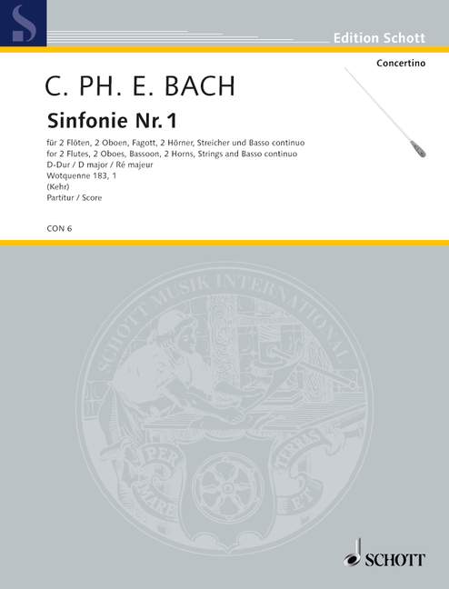 Symphony No.1, Wq.183 in D major