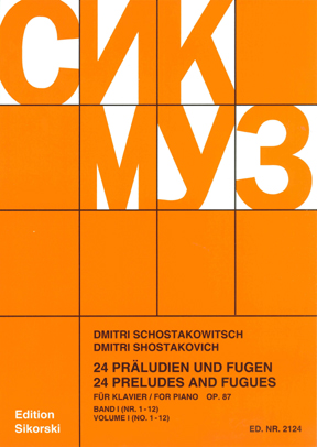 24 Preludes and Fugues, Op.87 - Vol.1