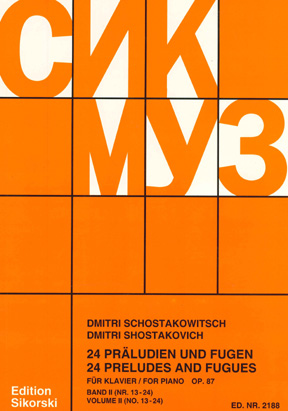 24 Preludes and Fugues, Op.87 - Vol.2