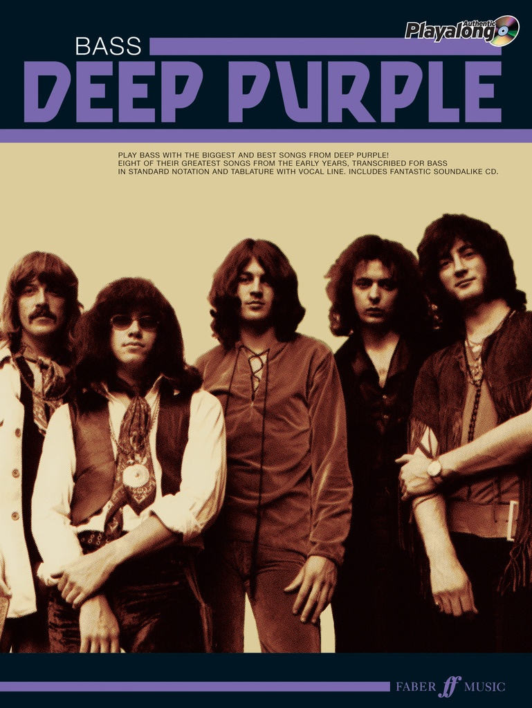 Deep Purple Authentic Bass Playalong (Bass Tab)