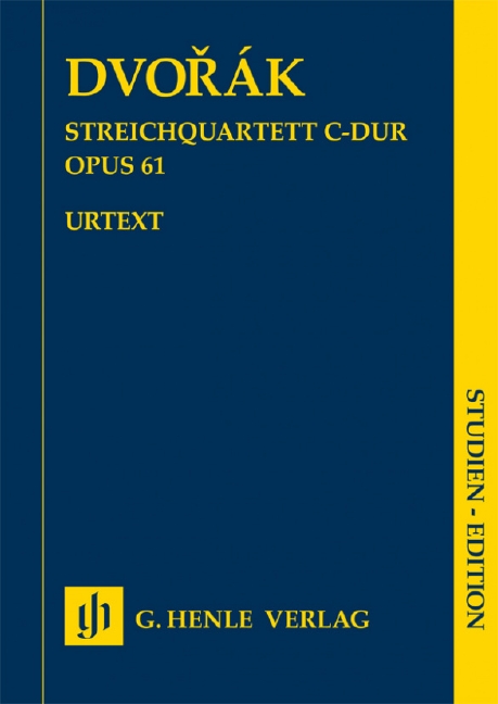 String Quartet in C major, Op.61 (Study score)
