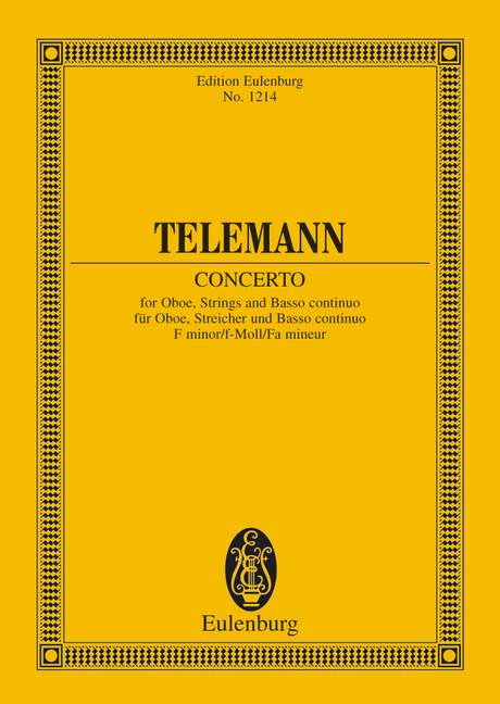 Concerto F minor (Study score)