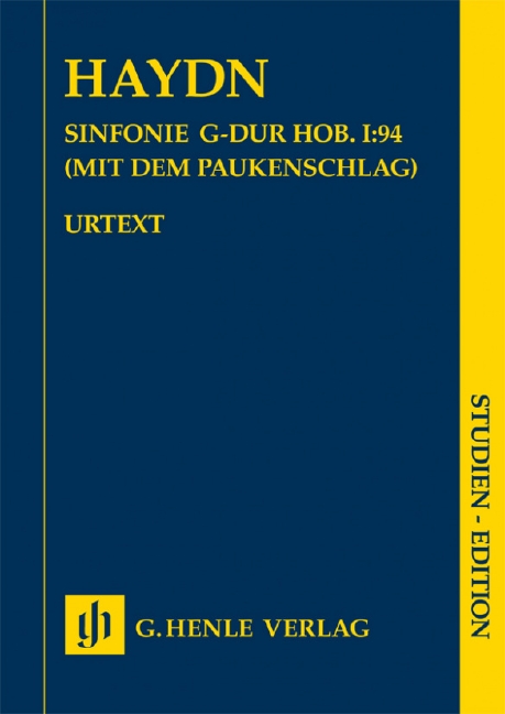 Symphony G Major, Hob. I94 (Study score)