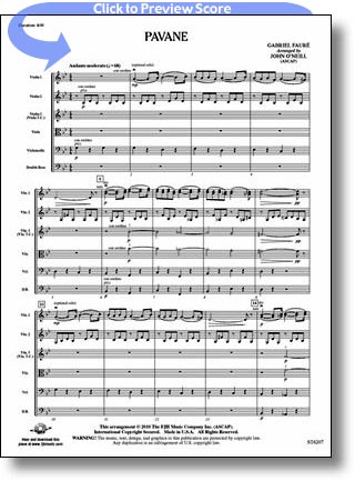 Pavane (String orchestra score & parts)