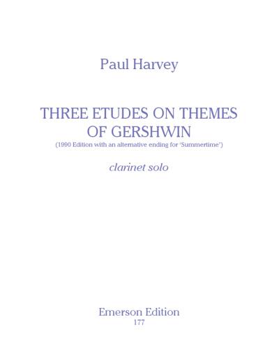 3 Etudes on Themes of Gershwin
