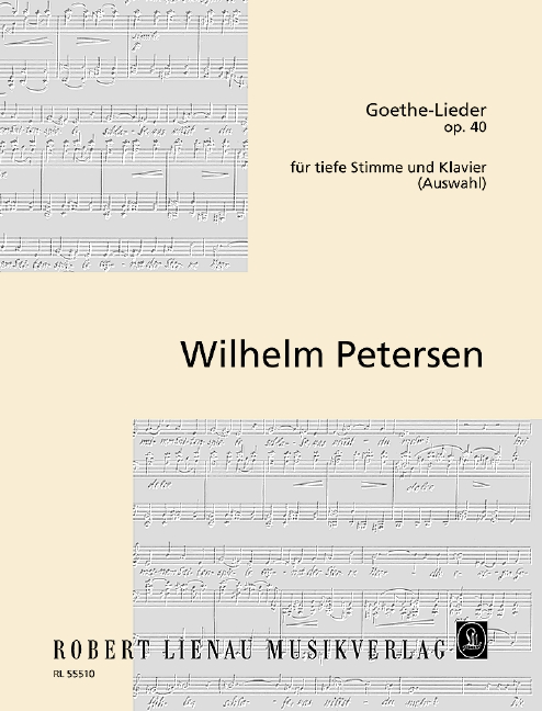Goethe-Lieder, Op.40 (Low voice)
