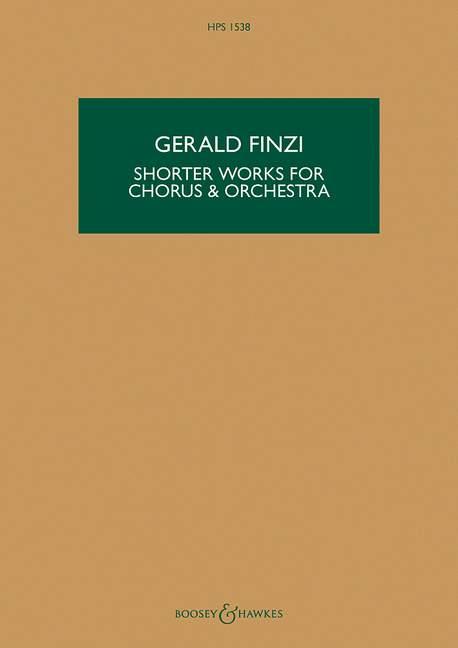 Shorter Works for Chorus & Orchestra (Study score)