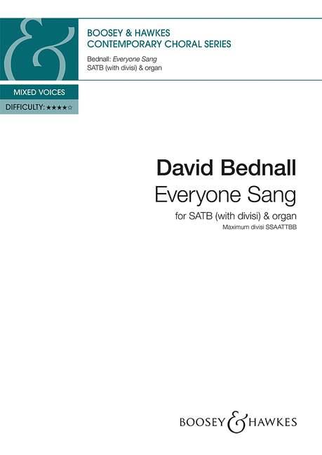 Everyone Sang (Choral score)