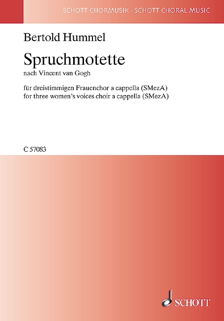 Spruchmotette (Choral score)