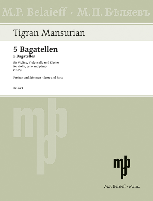 5 Bagatelles (Score & parts)
