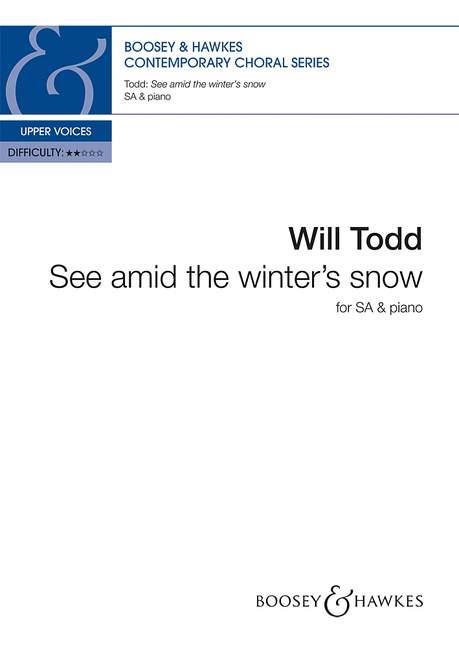 See Amid the Winter's Snow (Choral score)