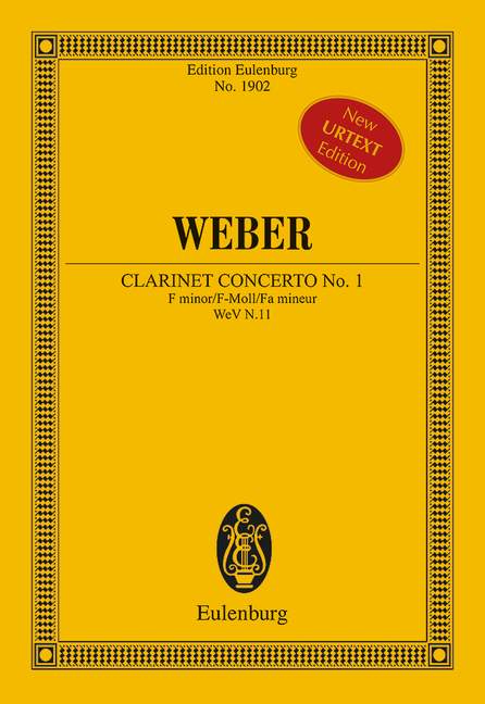 Concerto No.1 F Minor, Op.73 N.11 (Study score)