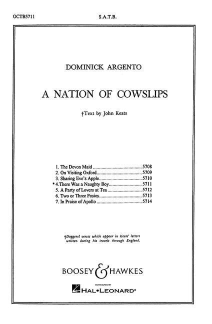 There Was A Naughty Boy (Choral score)