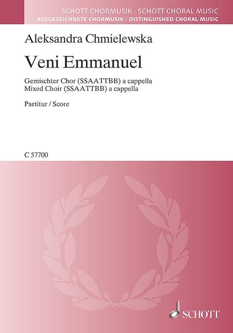 Veni Emmanuel (Choral score)