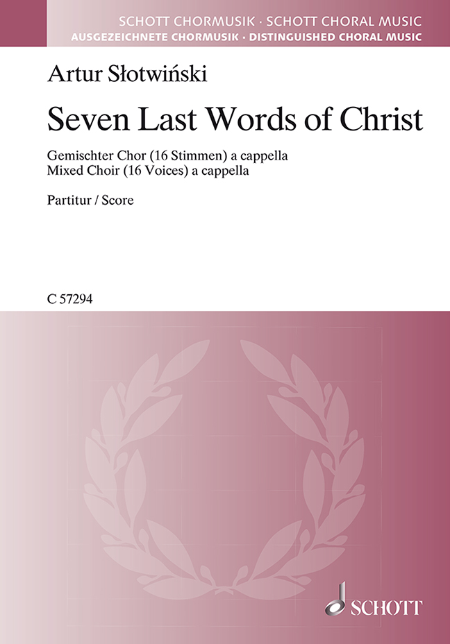 Seven Last Words of Christ (Choral score)