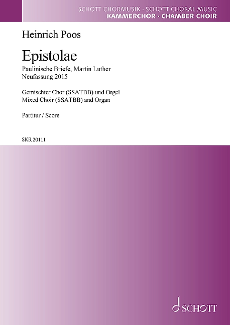 Epistolae (Choral score)