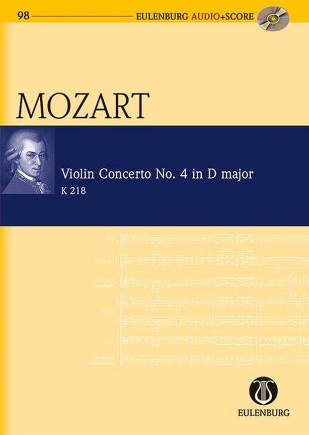 Concerto No.4 D Major KV 218 (Study score)