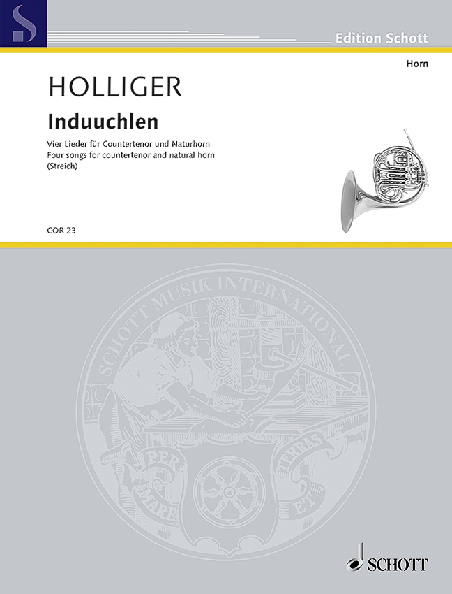 Induuchlen (Choral score) (High voice)