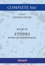 Complete 366' - Book 3 : Etudes pour les Intervalles