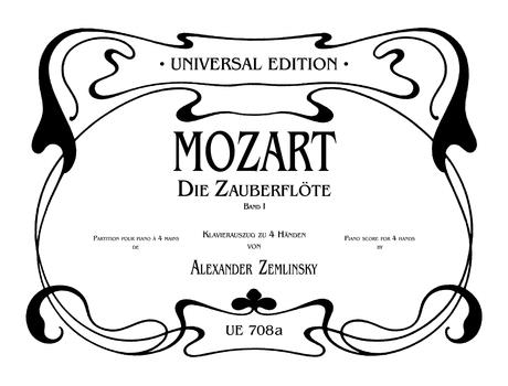 Die Zauberflöte für Klavier zu 4 Händen