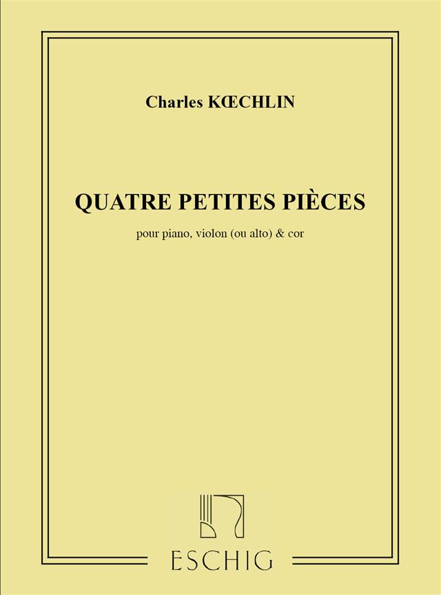 4 Petites Pièces, Op.32