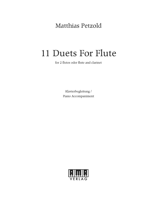 11 Duets for Flute - Klavierbegleitung