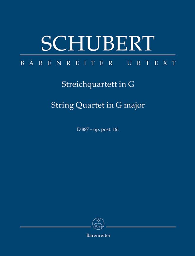String Quartet in G Major, Op.post.161, D.887 (Study score)