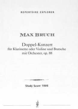 Concerto for Clarinet, Viola and Orchestra, Op.88 (Pocket score)